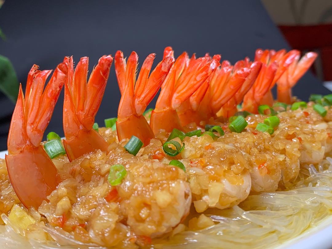 蒜蓉粉絲蝦食譜做法 步驟17