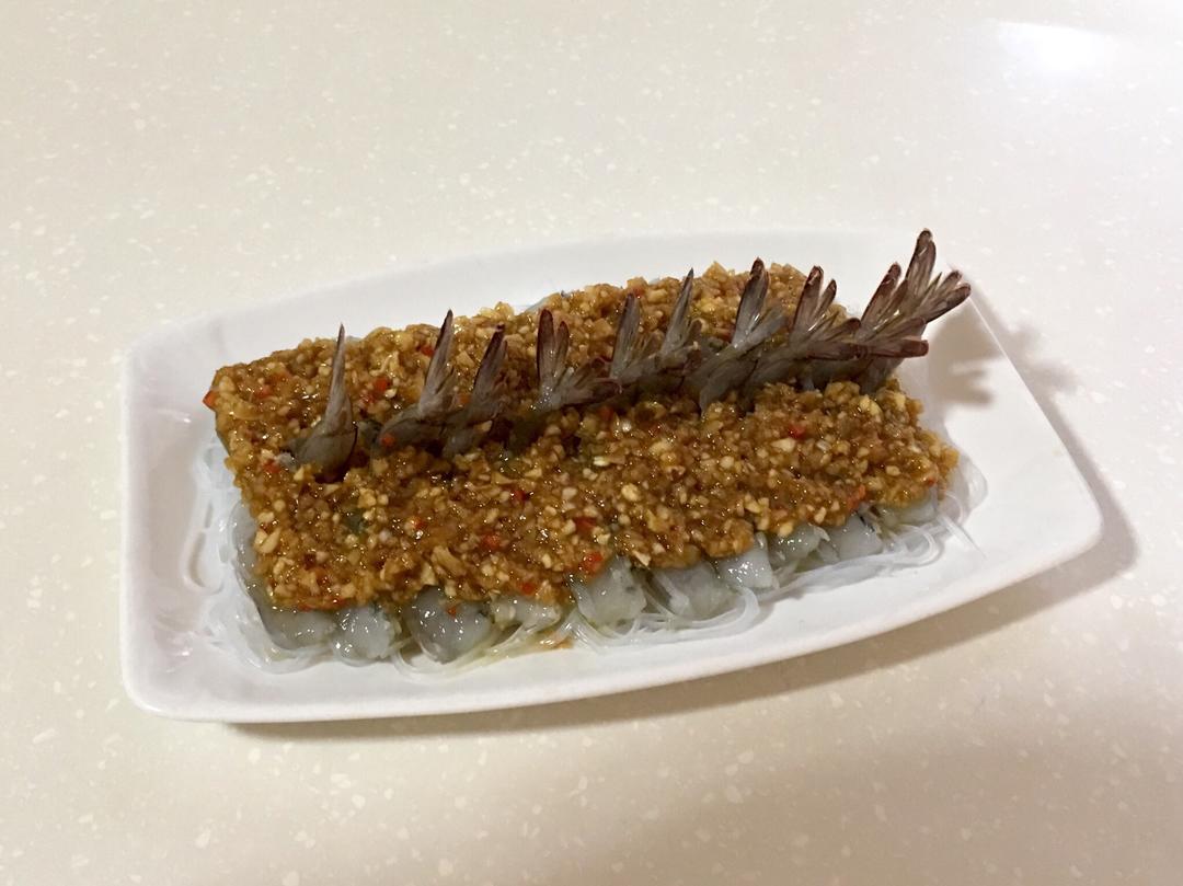 蒜蓉粉絲蝦食譜做法 步驟15