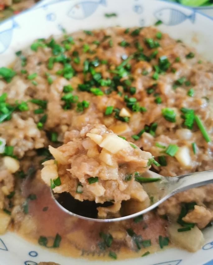 孩子愛吃的蒸肉餅的做法 步驟10