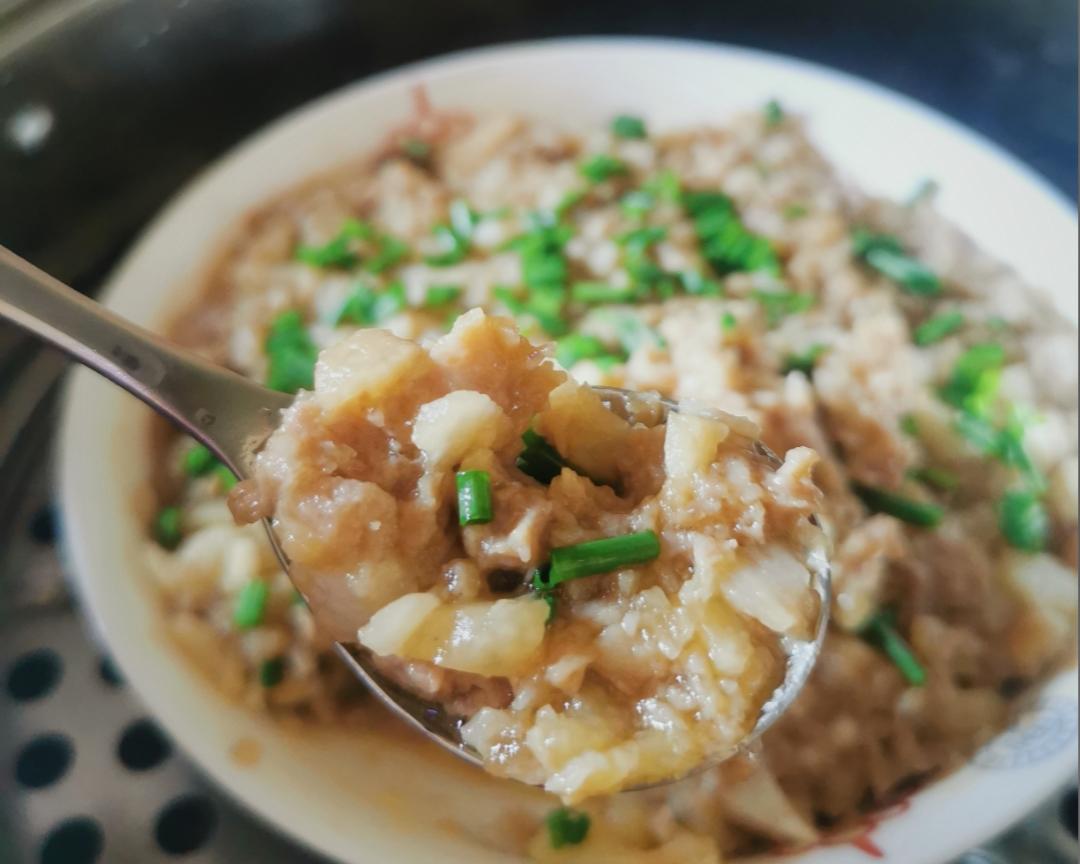 孩子愛吃的蒸肉餅的做法 步驟9
