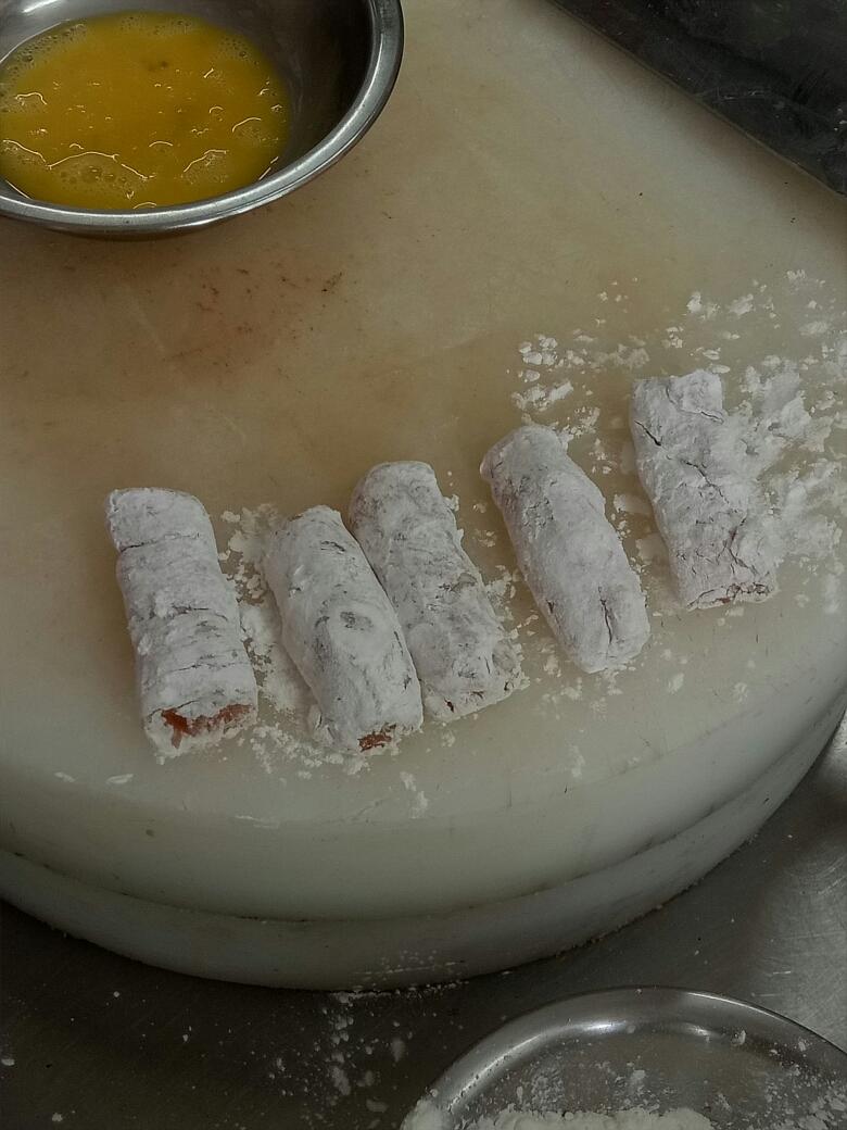 松子雞卷的做法 步驟7