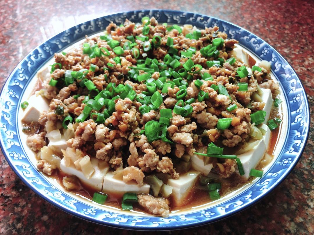 豆腐蒸肉 食譜做法