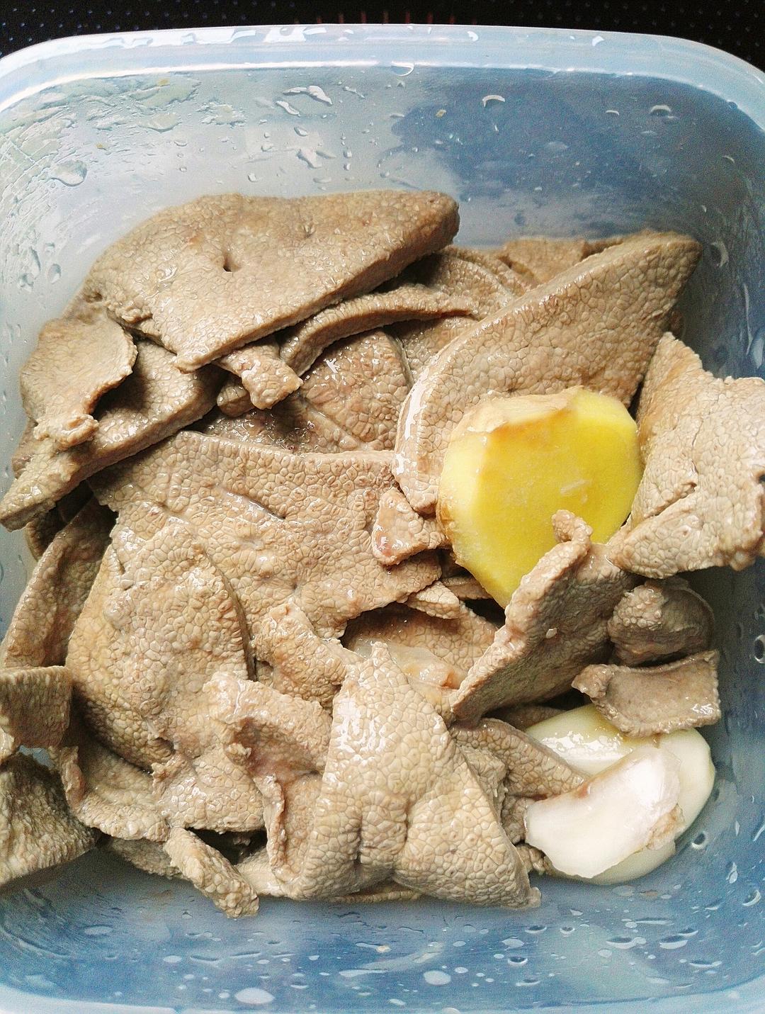 嫩炒豬肝的做法 步驟7