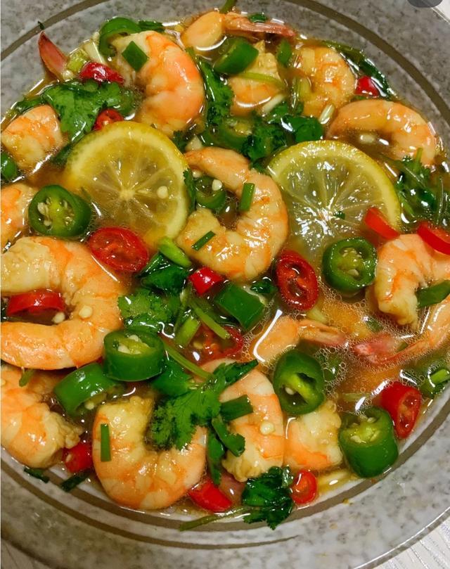 泰式檸檬蝦 食譜做法