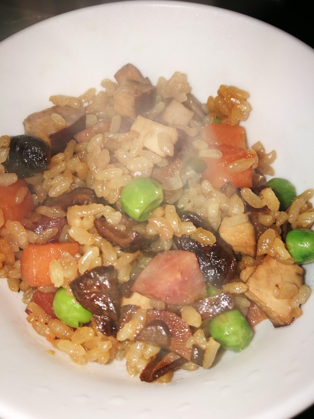 簡易版臘味飯的做法 步驟6