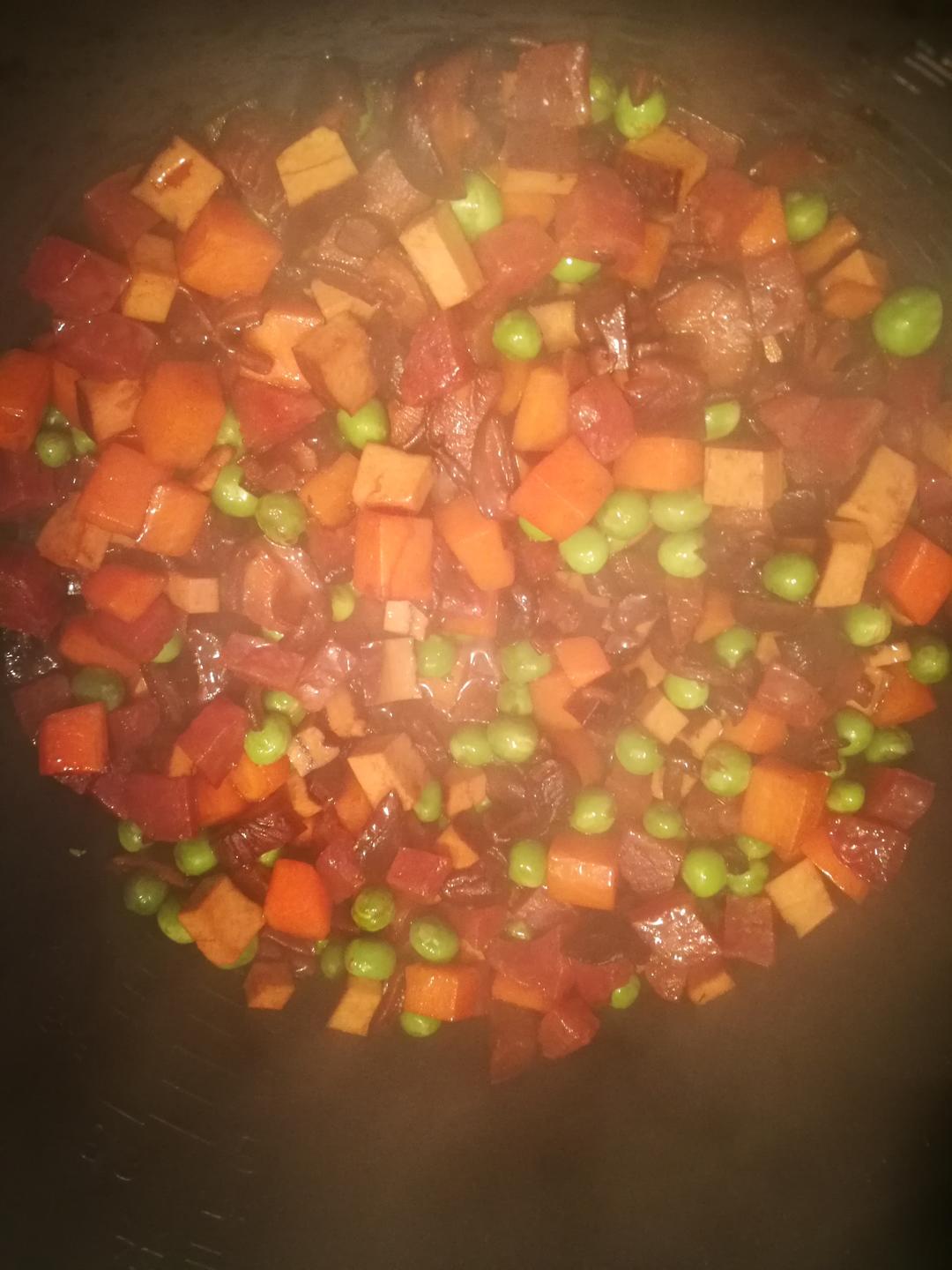 簡易版臘味飯的做法 步驟4