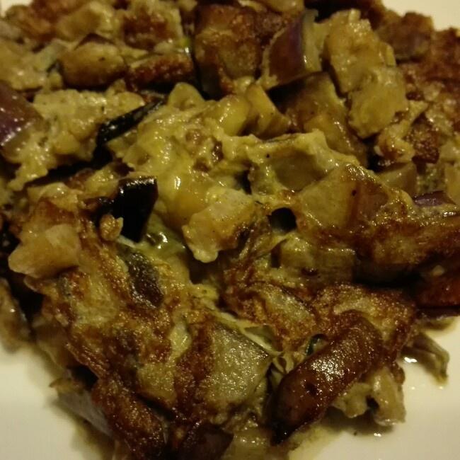茄子煎蛋 食譜做法