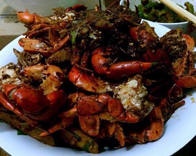 辣炒螃蟹 食譜做法