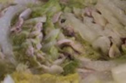 基礎白菜豬肉鍋的做法 步驟9