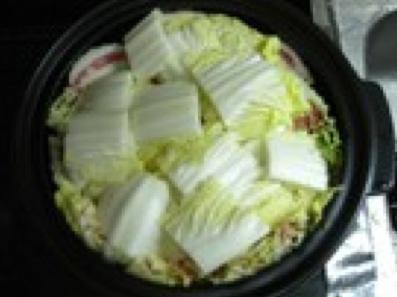 基礎白菜豬肉鍋的做法 步驟5