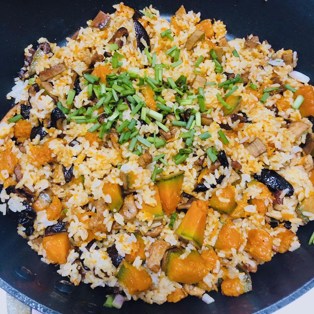 超級好吃的南瓜飯 食譜做法