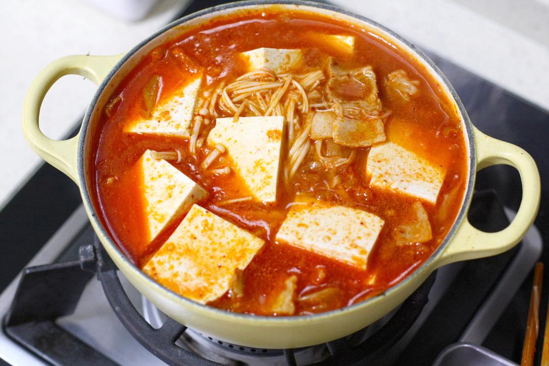 韓國豆腐鍋的做法 步驟8
