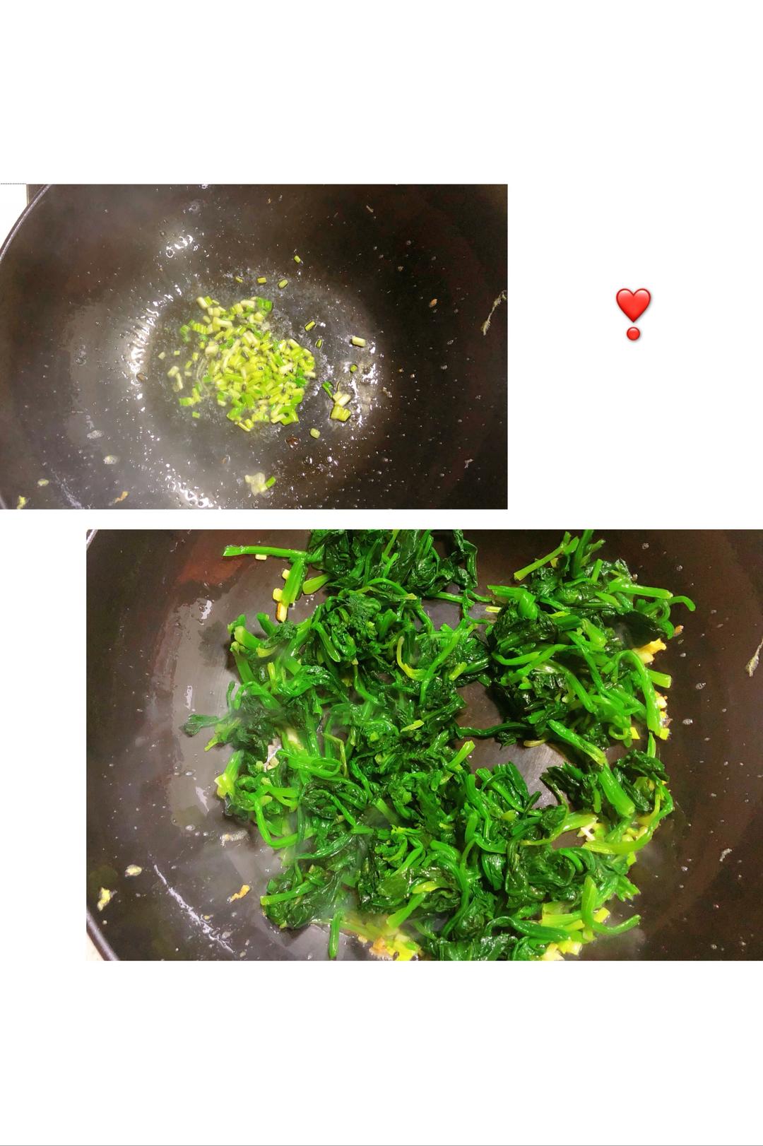菠菜炒雞蛋的做法 步驟5