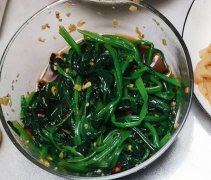 涼拌菠菜 料理做法