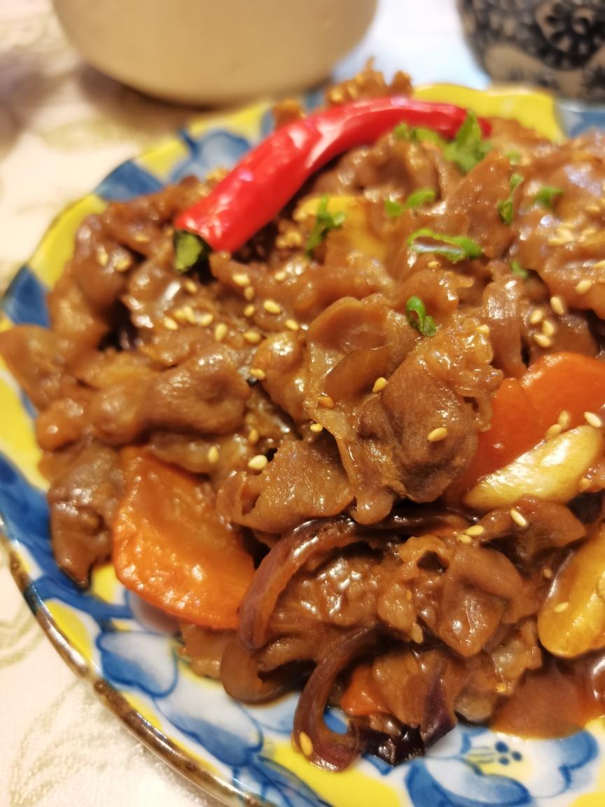 爆炒肥牛卷食譜做法