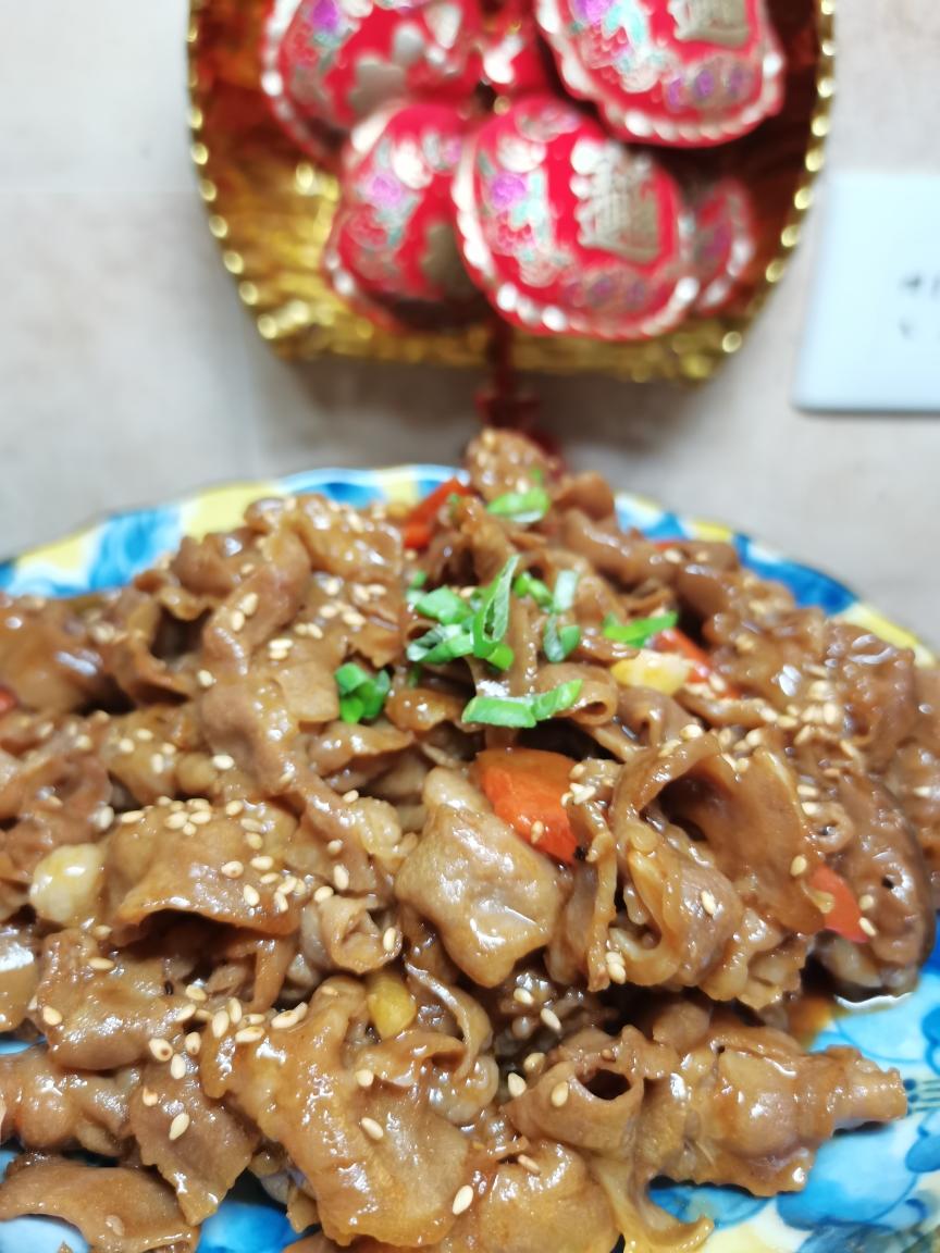 爆炒肥牛卷的做法 步驟6