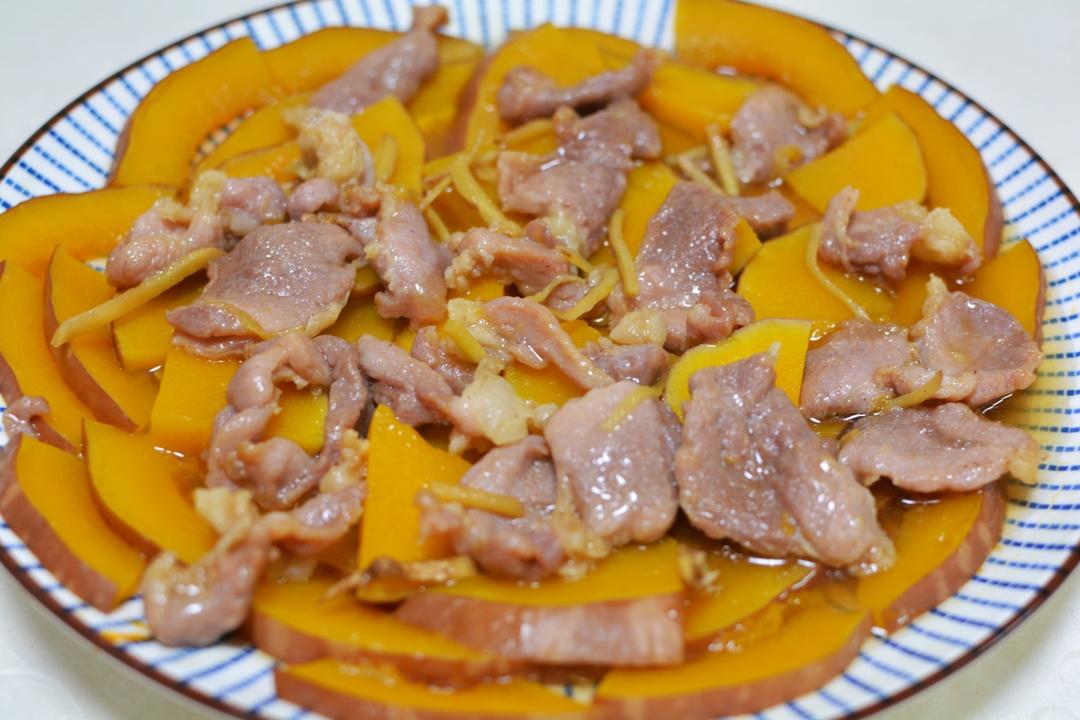 南瓜蒸肉食譜做法