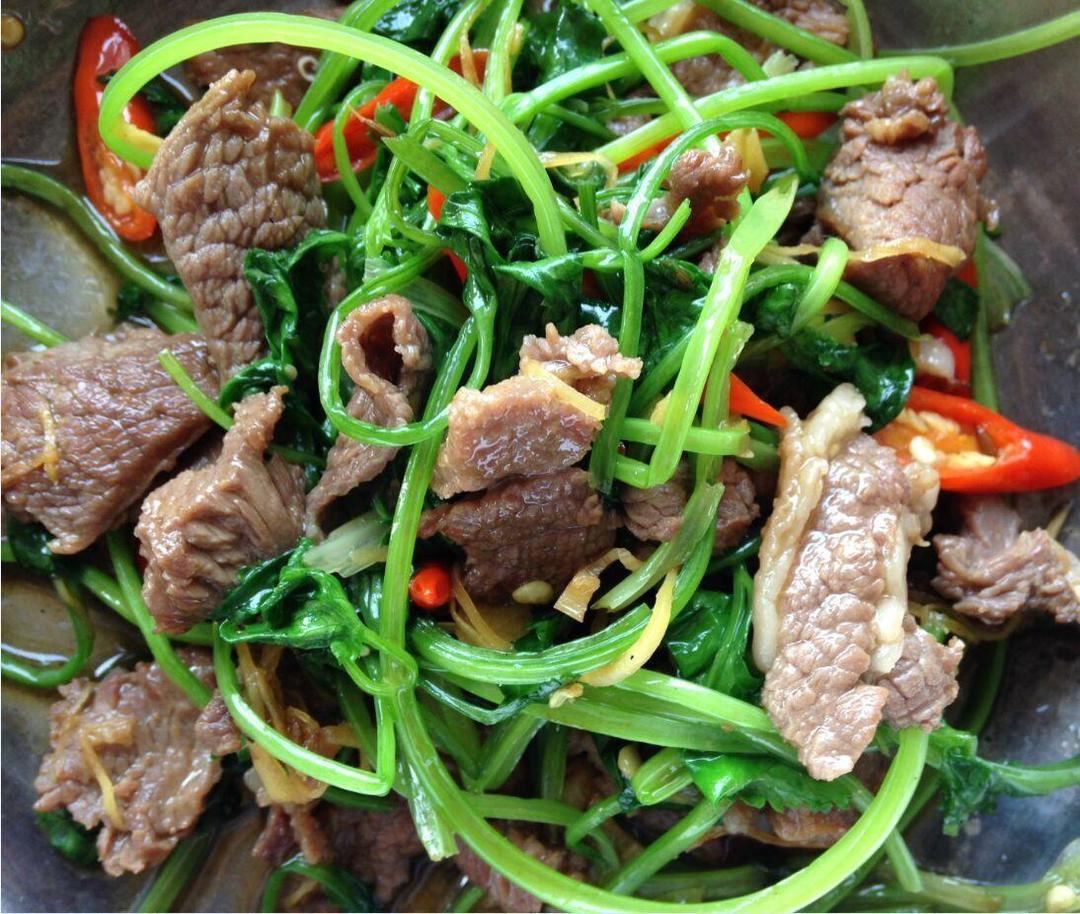 香菜爆炒羊肉片料理做法