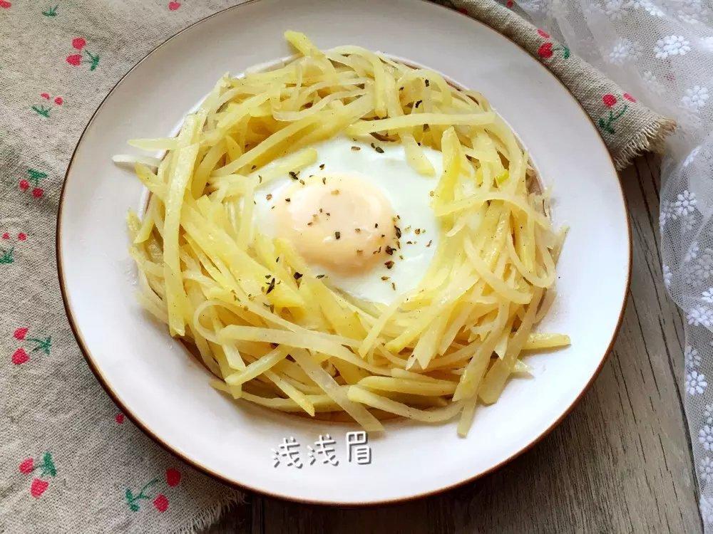 馬鈴薯絲煎蛋食譜做法