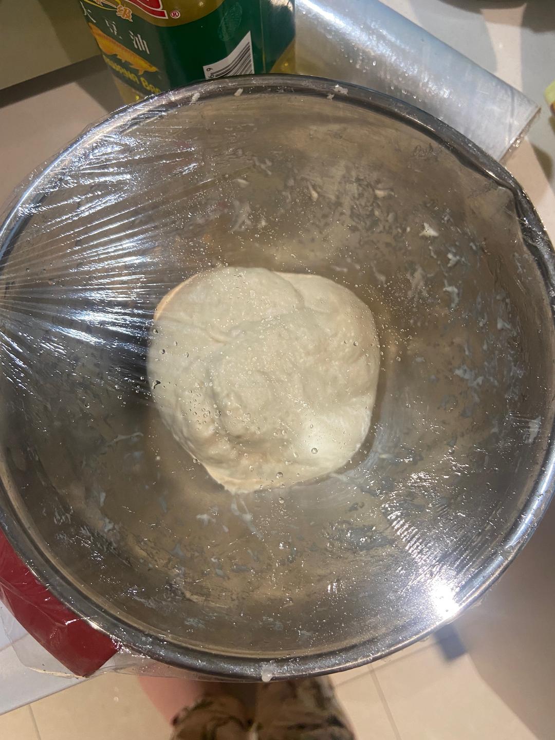 酥脆多汁的蔥肉餅的做法 步驟1