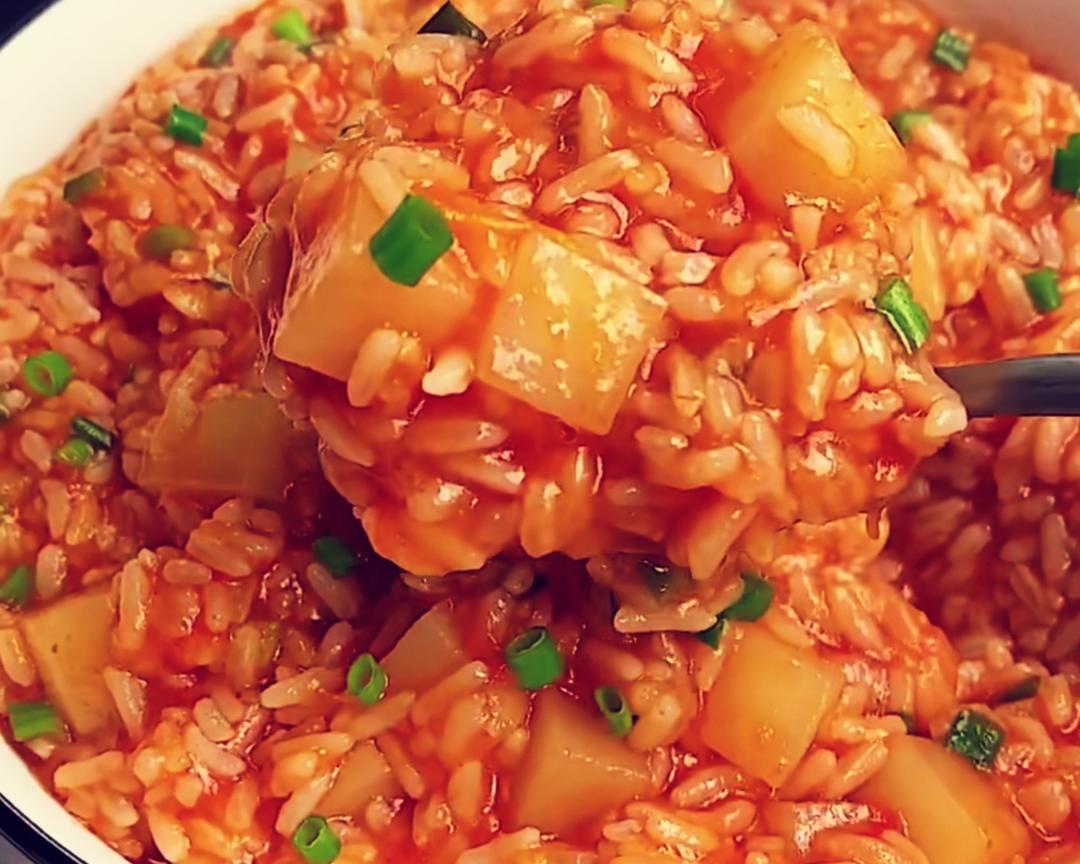 西紅柿燴飯食譜做法