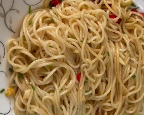 麻油拌麵的做法 步驟7