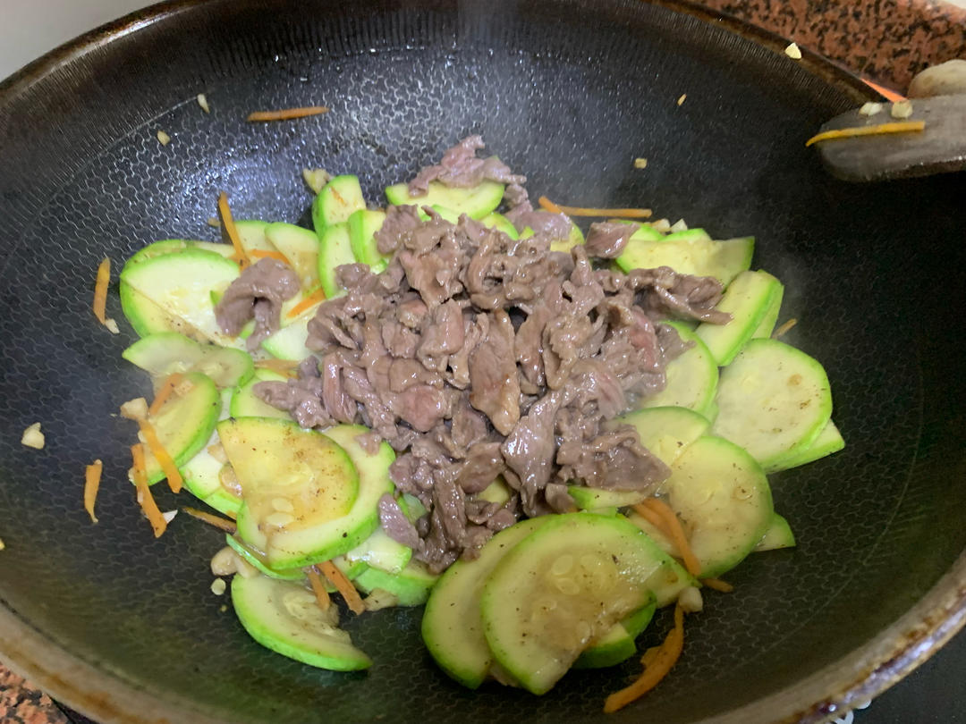 節瓜炒牛肉的做法 步驟5