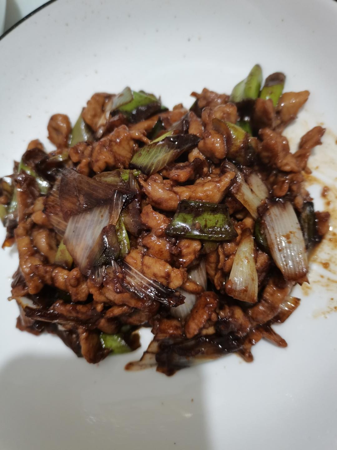 蔥爆肉絲食譜做法