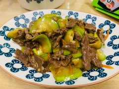 節瓜炒牛肉 食譜做法